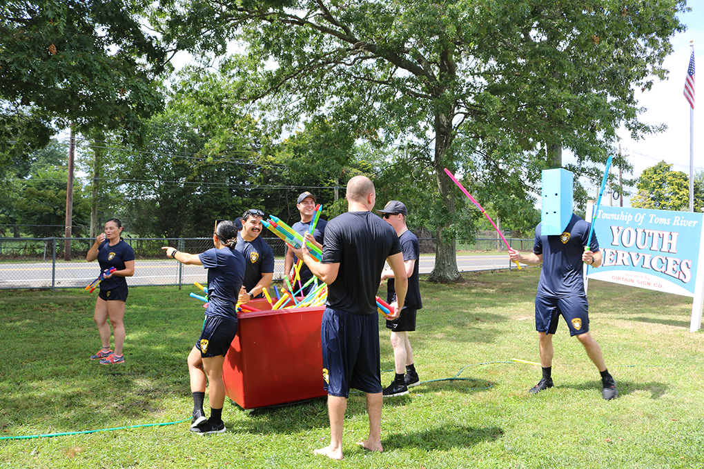 Annual Water Gun Battle Toms River Police Department